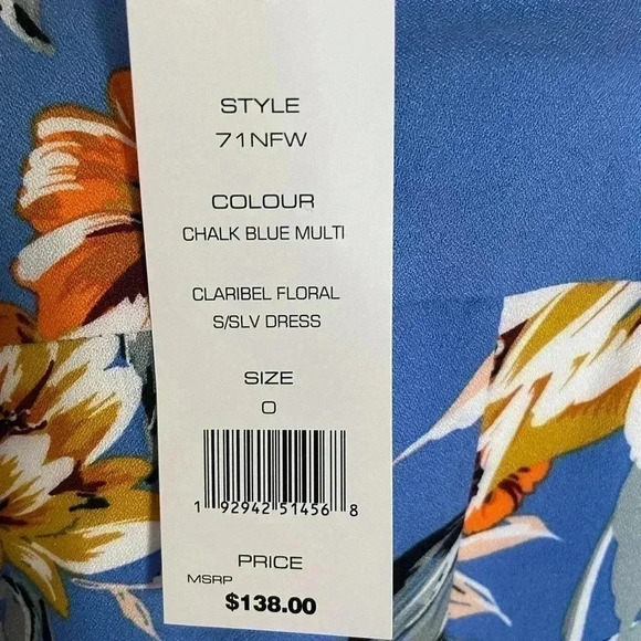 French Connection Claribel Floral Dress sz 0 - Picture 2 of 6